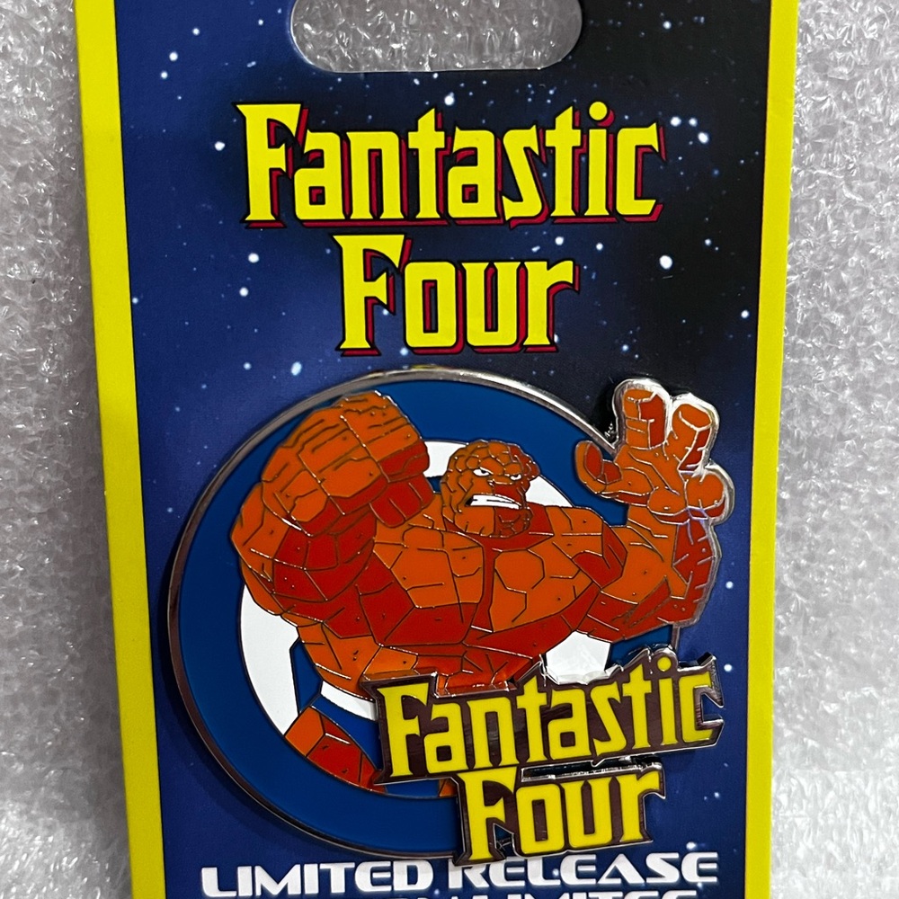 The Thing Fantastic Four Limited Release Pin brand new